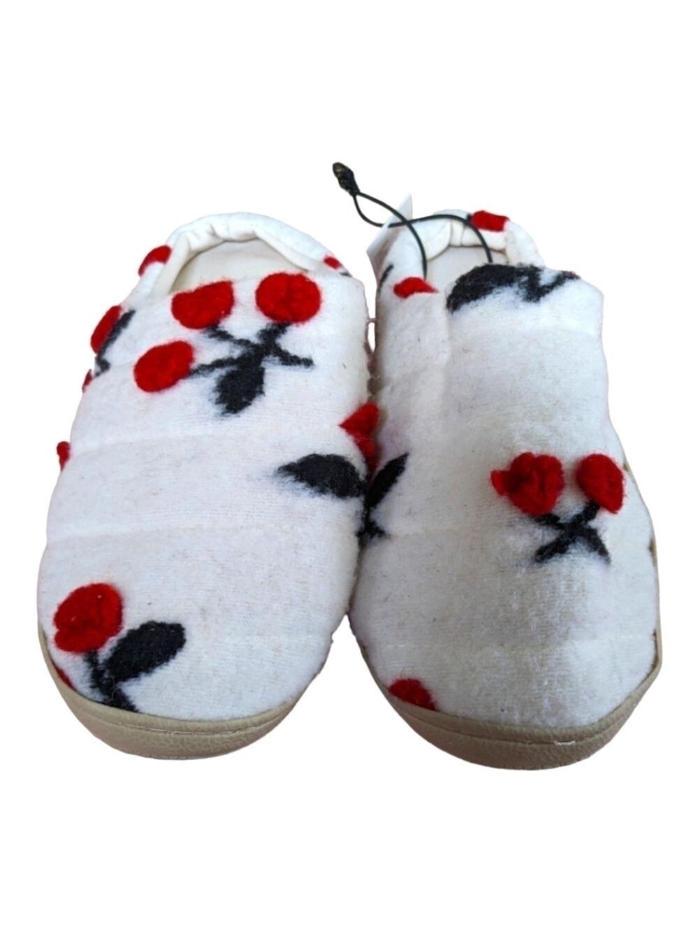 NEW Urban Outfitters Cherry Slip on Slippers Size M 10-10.5
